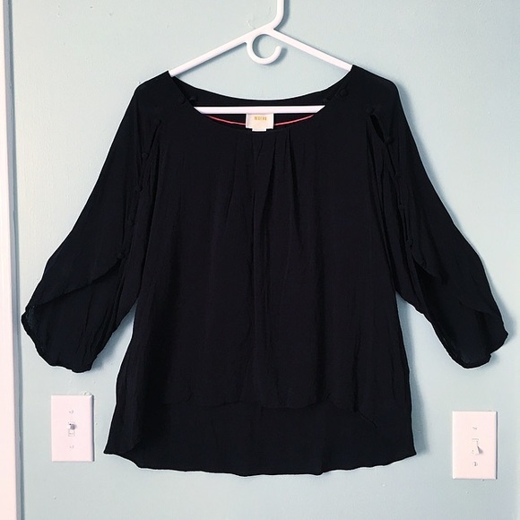 Anthropologie Tops - Like New Black Maeve Anthropologie Blouse